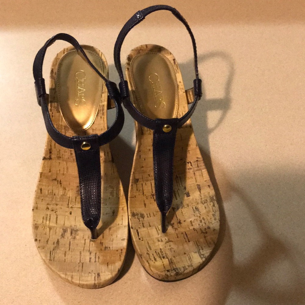COPY - Navy Chaps Ralph Lauren sandals - size 7